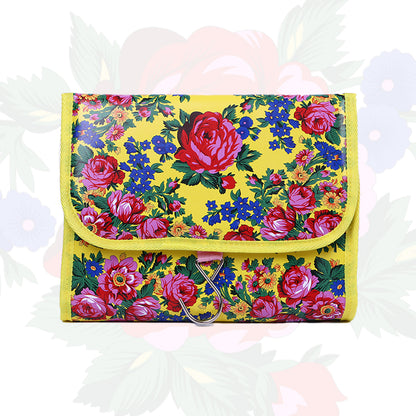 Kokum Floral Art Cosmetic Bag