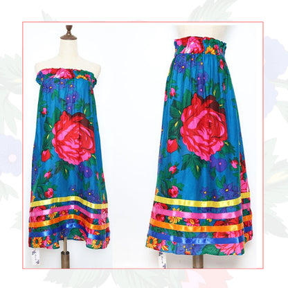 Floral Art Ribbon Skirt