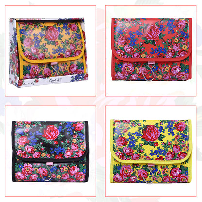 Kokum Floral Art Cosmetic Bag