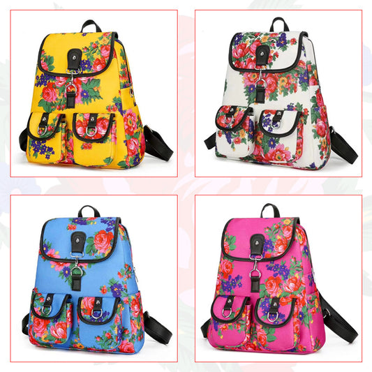 Kokum Floral Fleece Utility Backpack