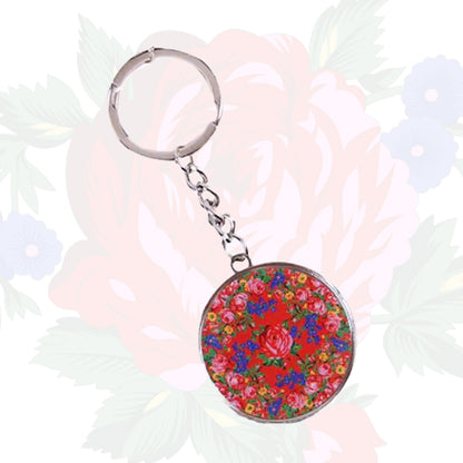 Kokum Floral Art Keychain
