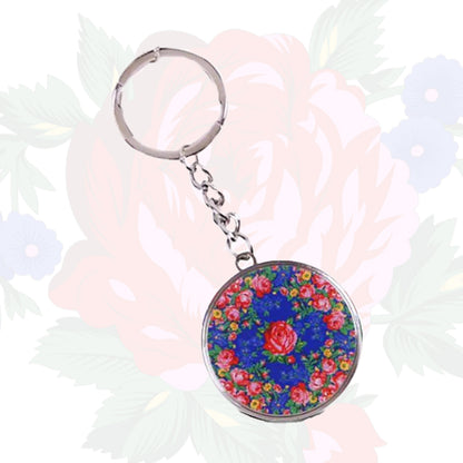 Kokum Floral Art Keychain